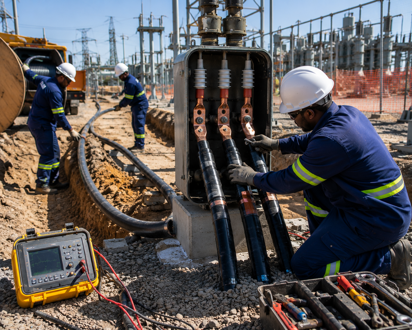 HV and MV Cable Work 2